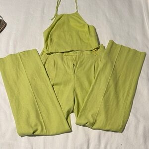 Lime Green Women's Jumpsuit